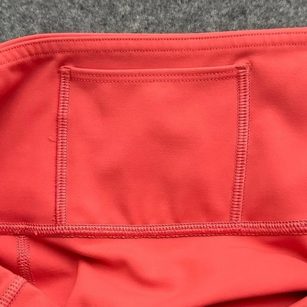 Athleta Elation 7/8 Tights Size S Coral Pink High Rise Yoga Leggings‎ Activewear
